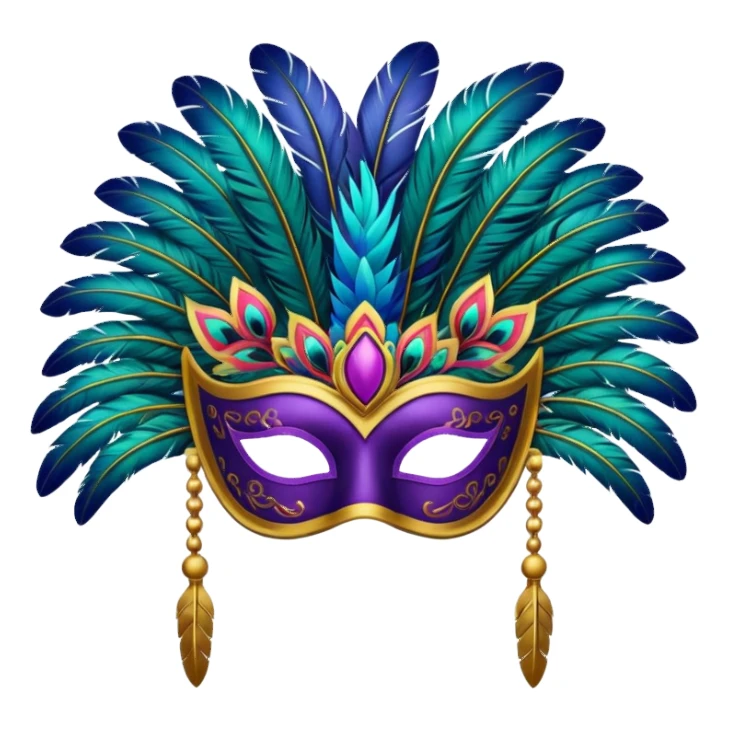 Festival Mask sticker