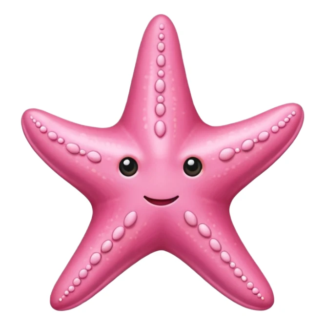  pink starfish sticker