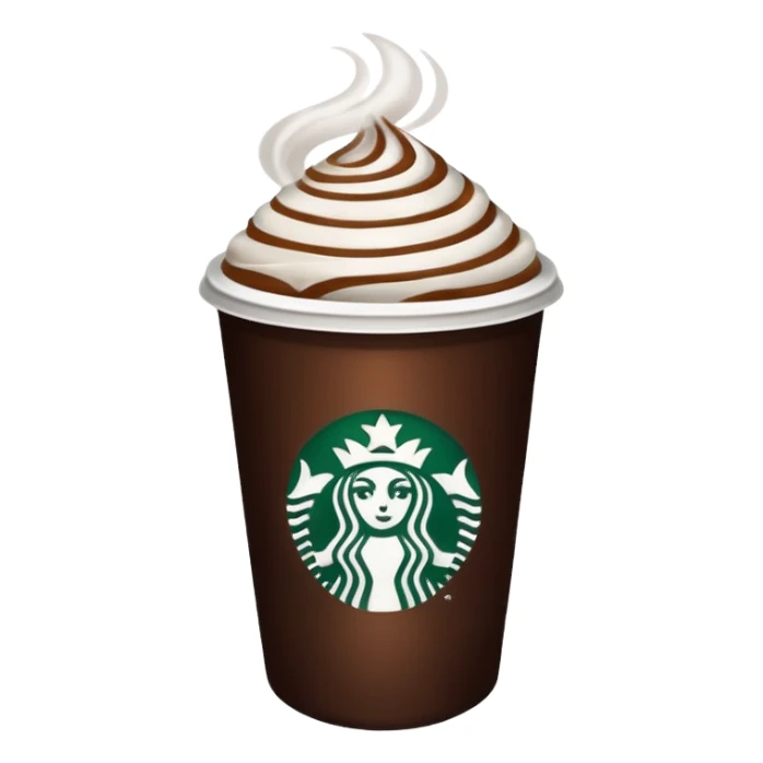 Starbucks'coffies sticker