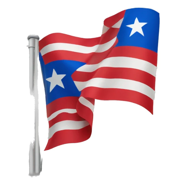 puerto rican independence party flag sticker