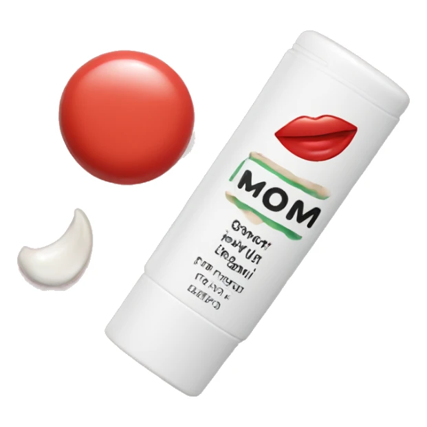 lip balm with label sticker