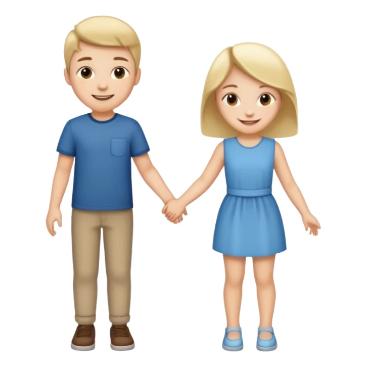 boy hand girl sticker