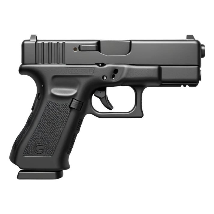 Belt-fed automatic Glock sticker