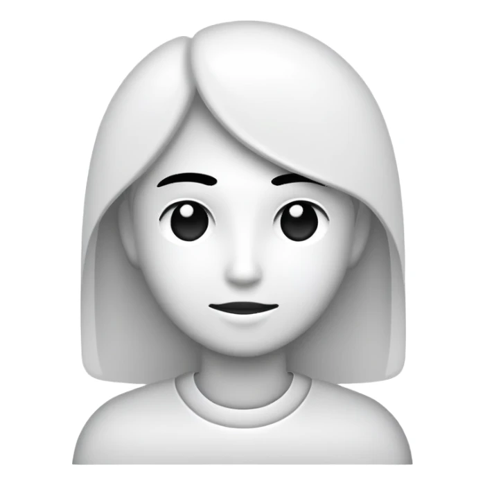 vector for caller in balck and white theme  sticker