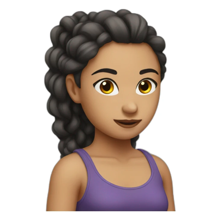 elastic girl sticker