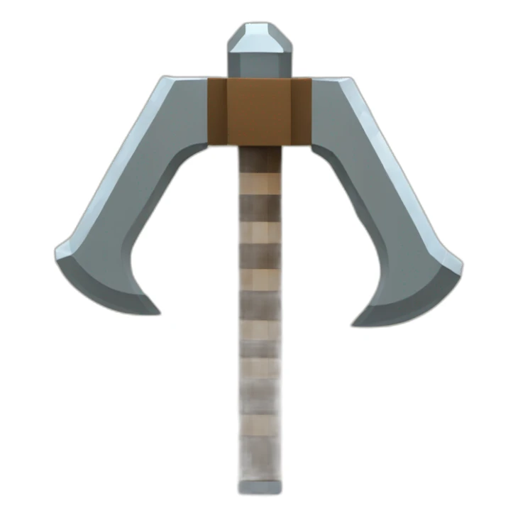 minecraft pickaxe sticker