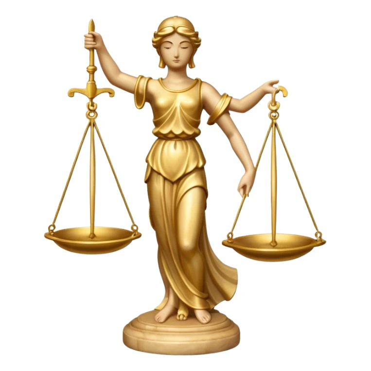 Balance Justice Wisdom sticker