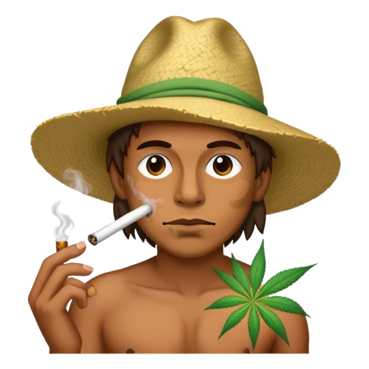 a kapipara thats smoking weed sticker