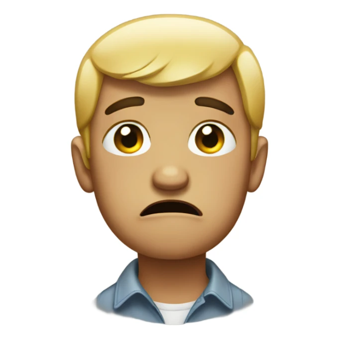 disappointed crying sticker