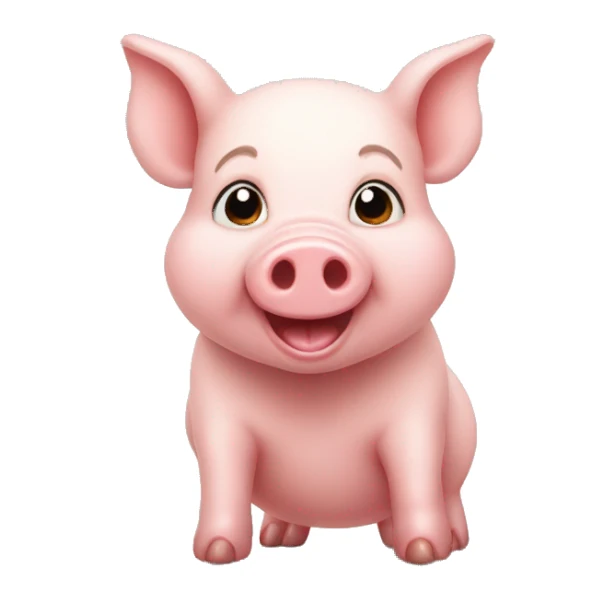 Piglet cartoon  sticker