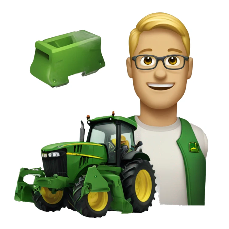 Cosechadora John Deere  sticker