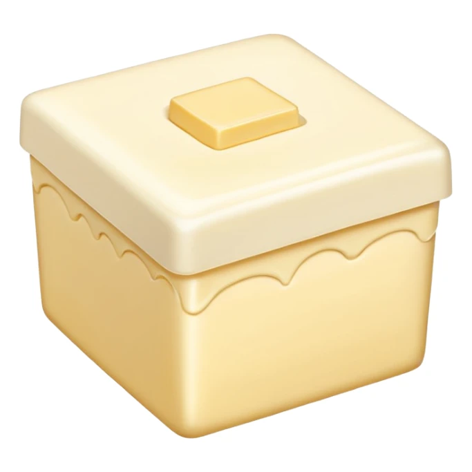 butter cream box sticker