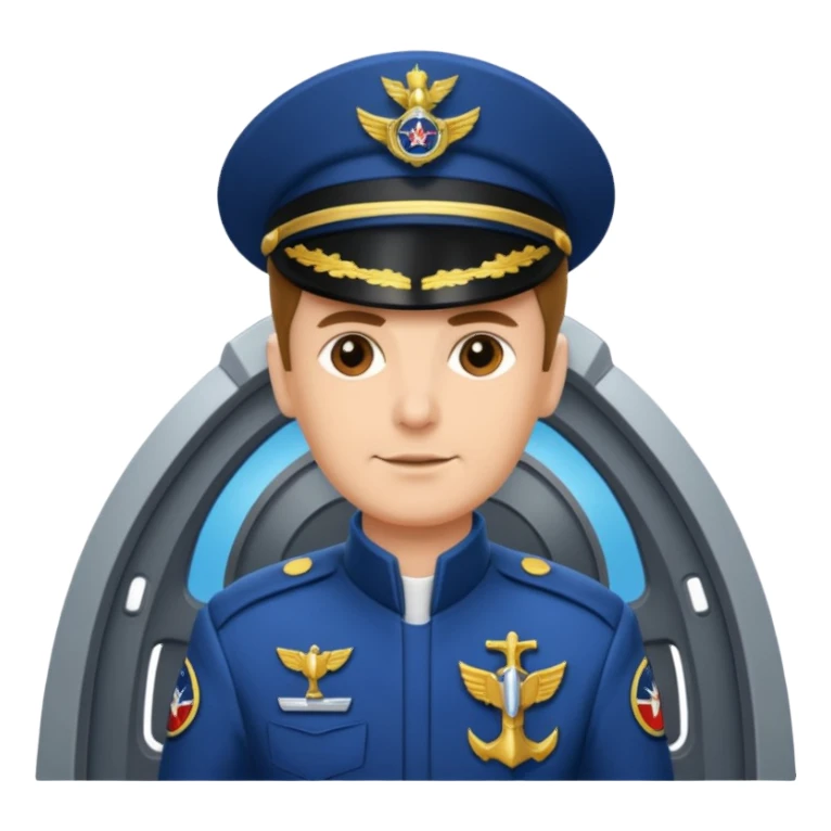 spaceship admiral sticker