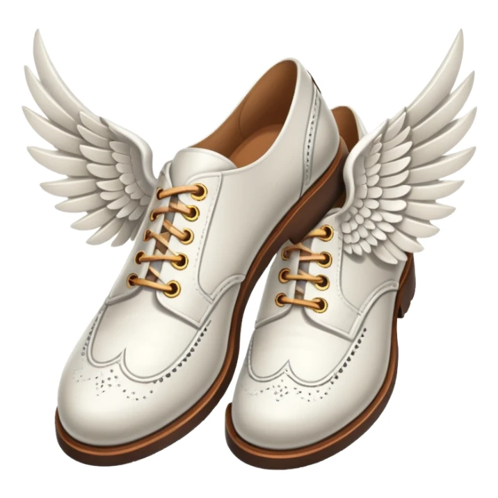 white wing shoes sticker