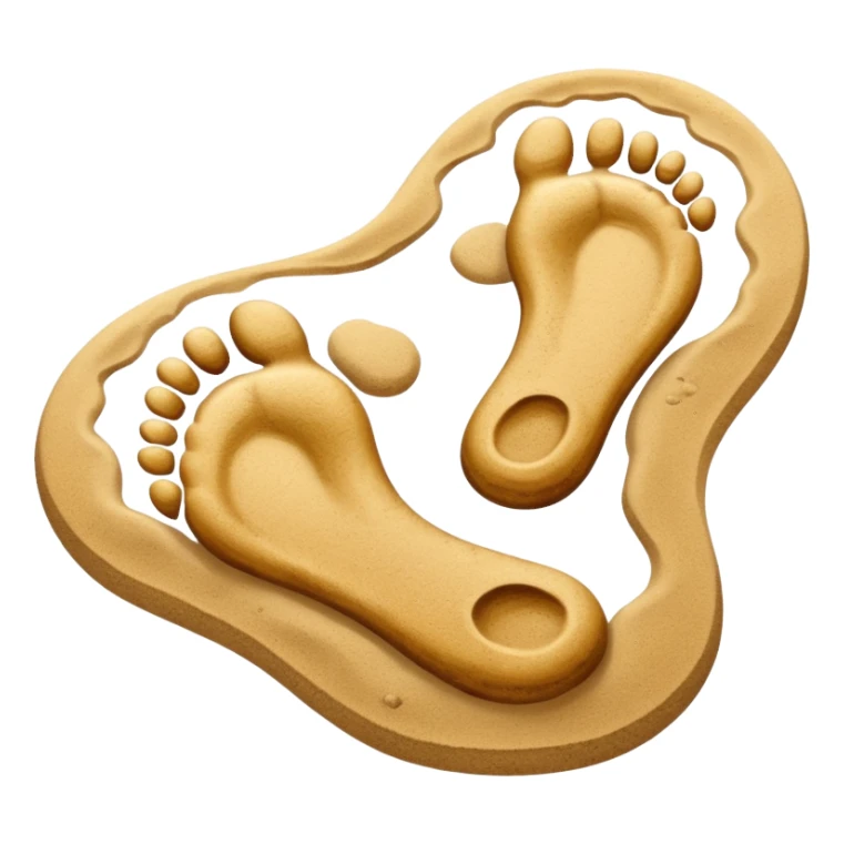 foot print  sticker