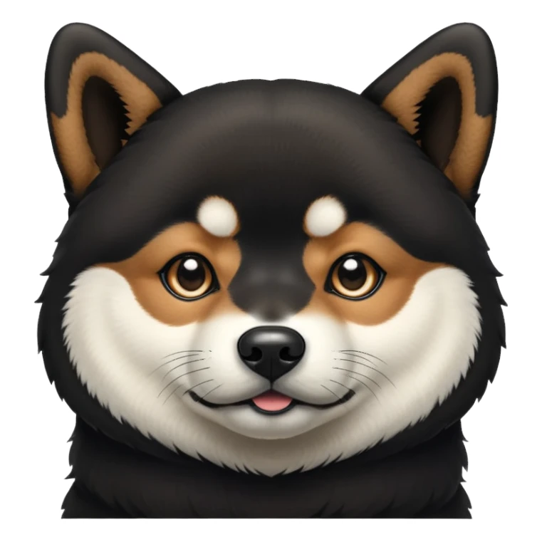 Black Shiba Lnu  sticker