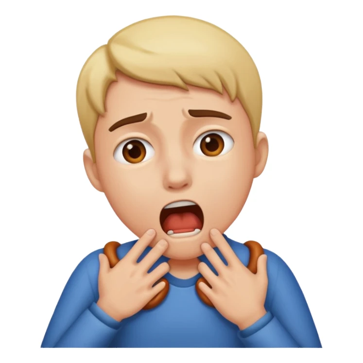 Personne entrain de s’étrangler  sticker