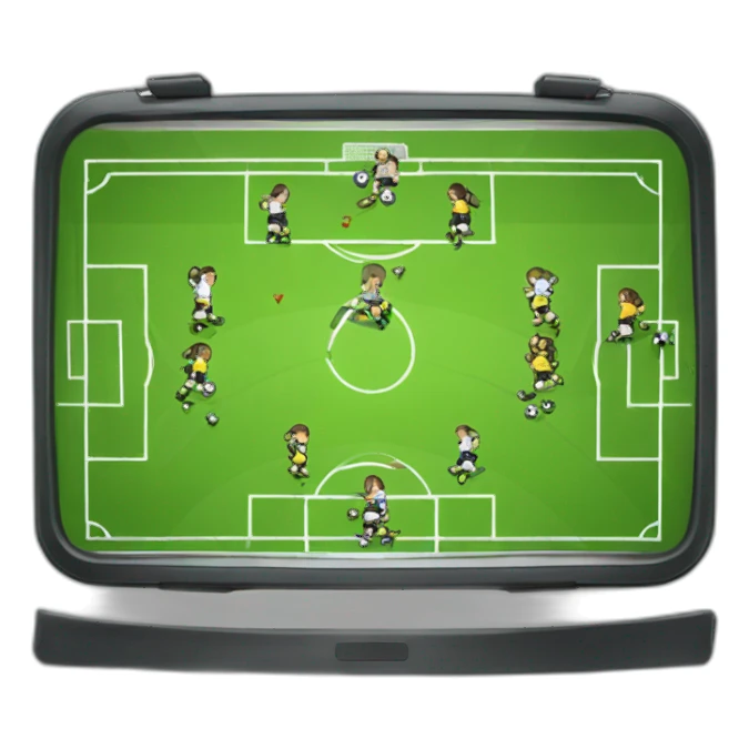 soccer tactic dashboard sticker