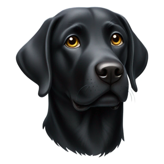 black lab black sticker