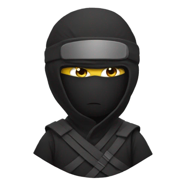 confused ninja sticker