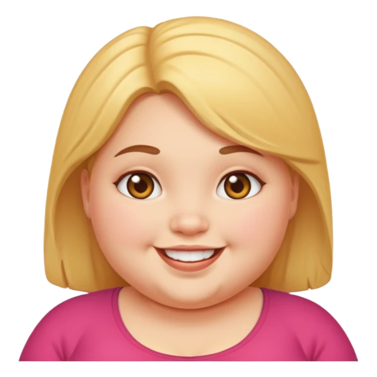 Chubby girl  sticker