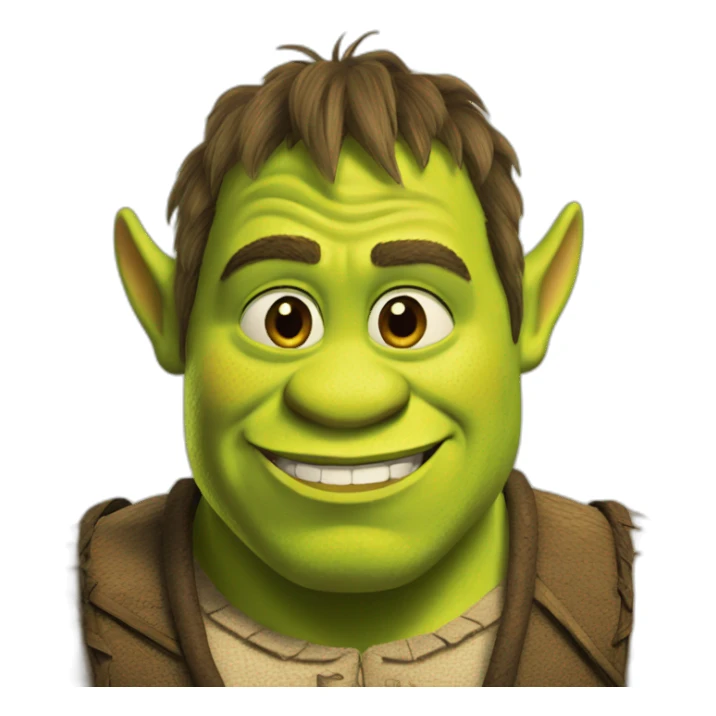 shrek with ears sticker