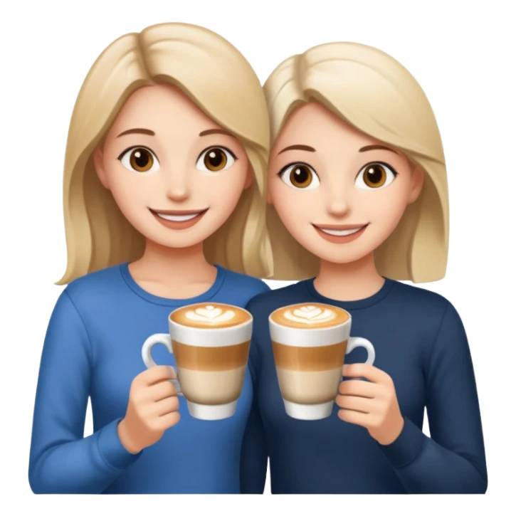 GIRLS WITH CAPPUCINO sticker