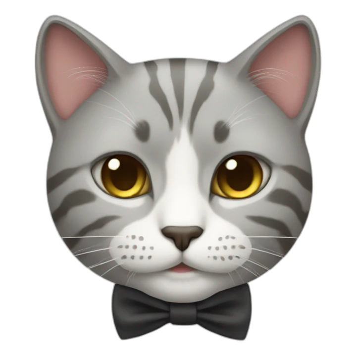 gentleman cat sticker