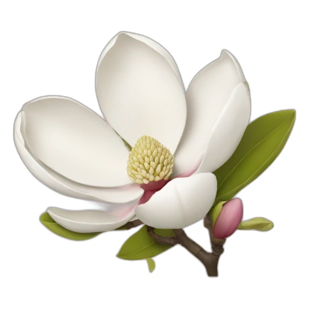 magnolia flower sticker