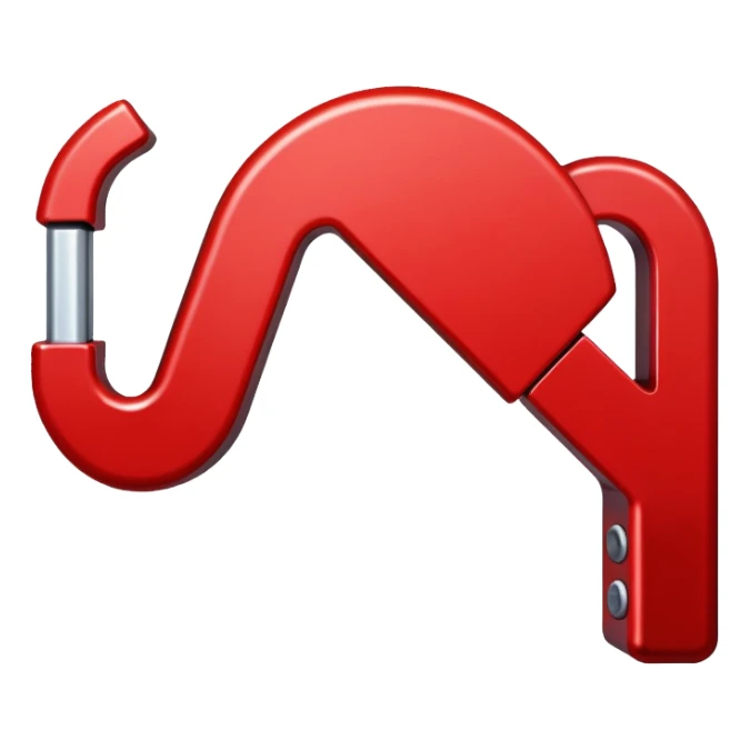red horseshoe, red magnet, electro magnet sticker
