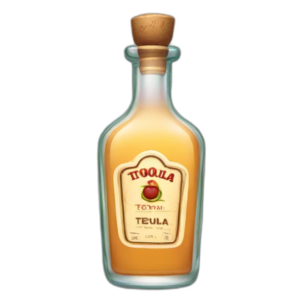 tequila bottle sticker