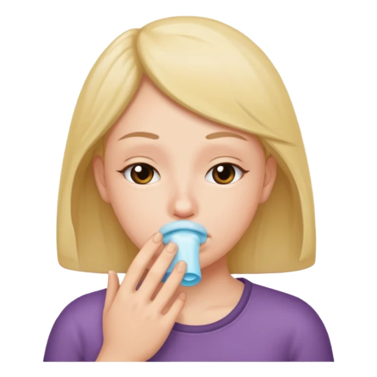 Nose smelling butt sticker