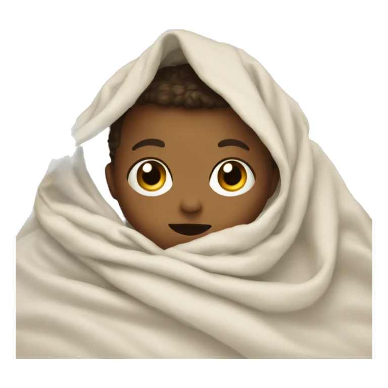 baby under blanket sticker