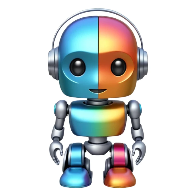 AI BOT 3D HIGH QUOLATY COLOUR FULL sticker