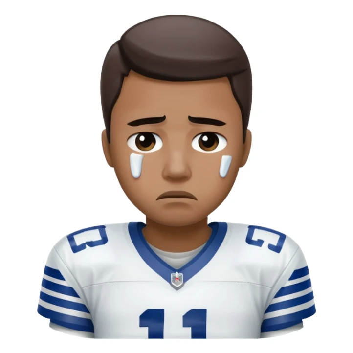 Dallas cowboys crying sticker