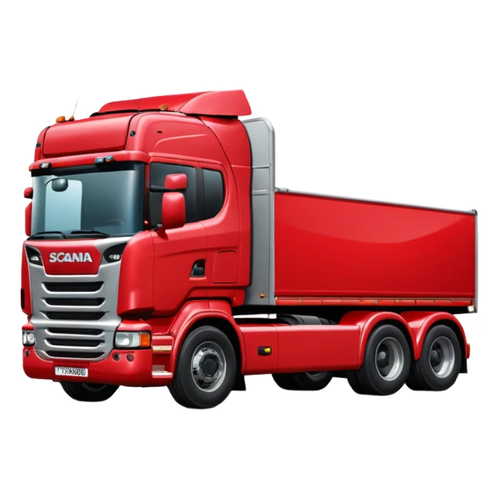 грузовик scania с польским номером WGM 5612L sticker
