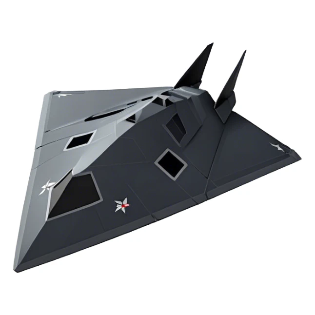 F-117 Nighthawk - Lockheed Martin (Stealth Grey) sticker