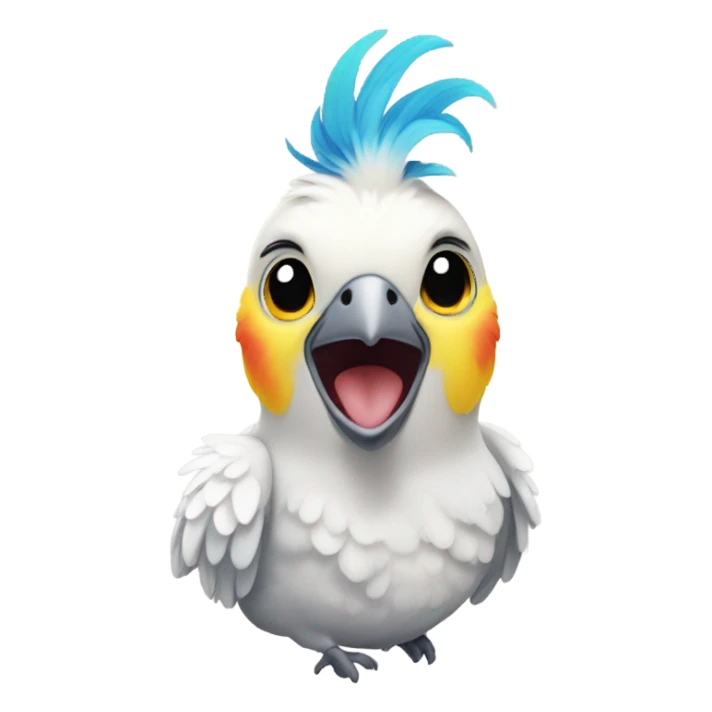 cockatiel bird happy sticker