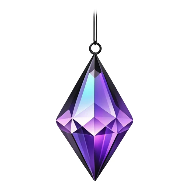  Black-purple-Iridescent-crystallic-hanging-Decoration sticker