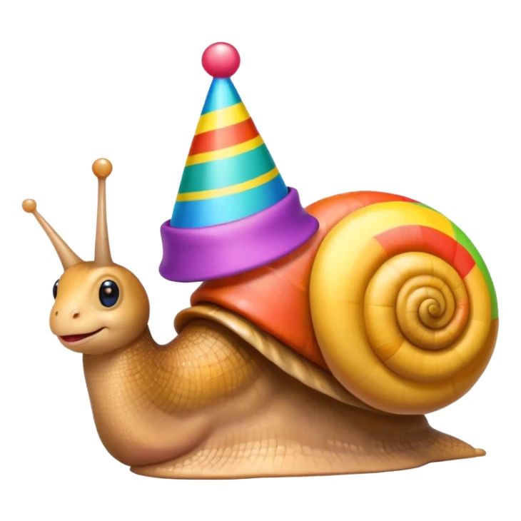 Party snail sticker