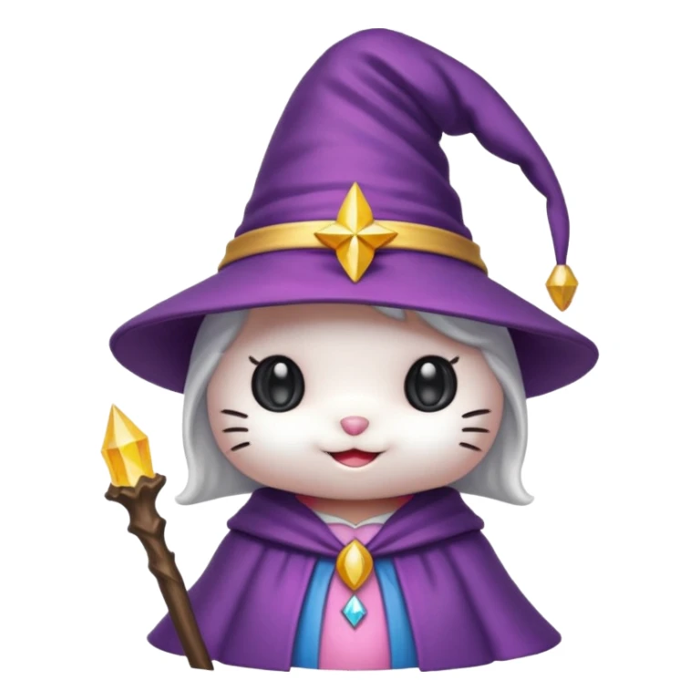 Hello kitty wizard sticker