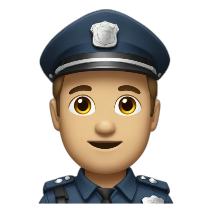 Una rata policía sticker