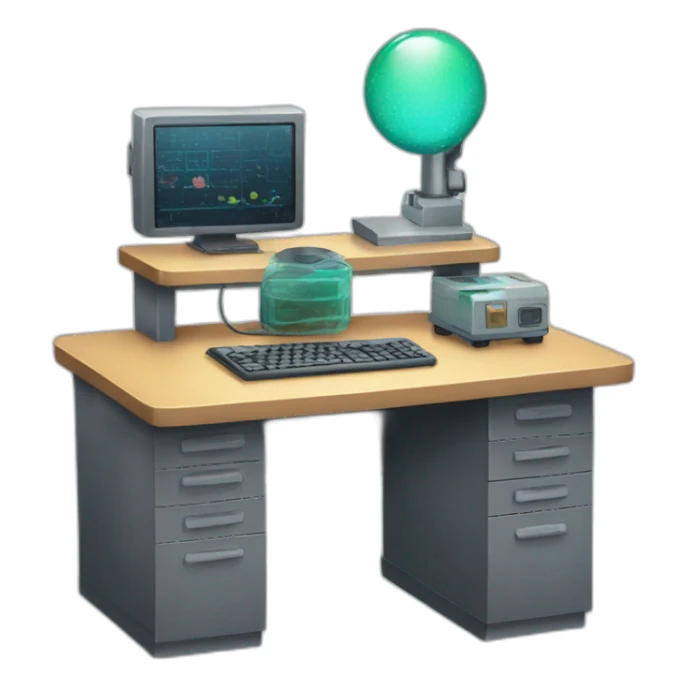 secret labs desk sticker