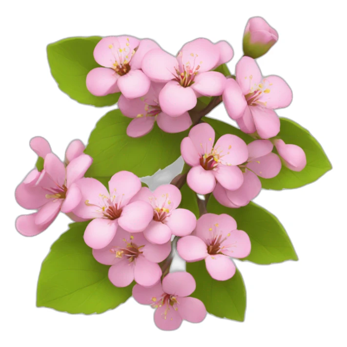 Cœur en fleurs de cerisier sticker