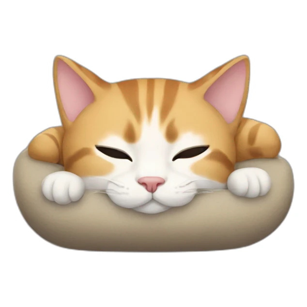 Cat nap sticker