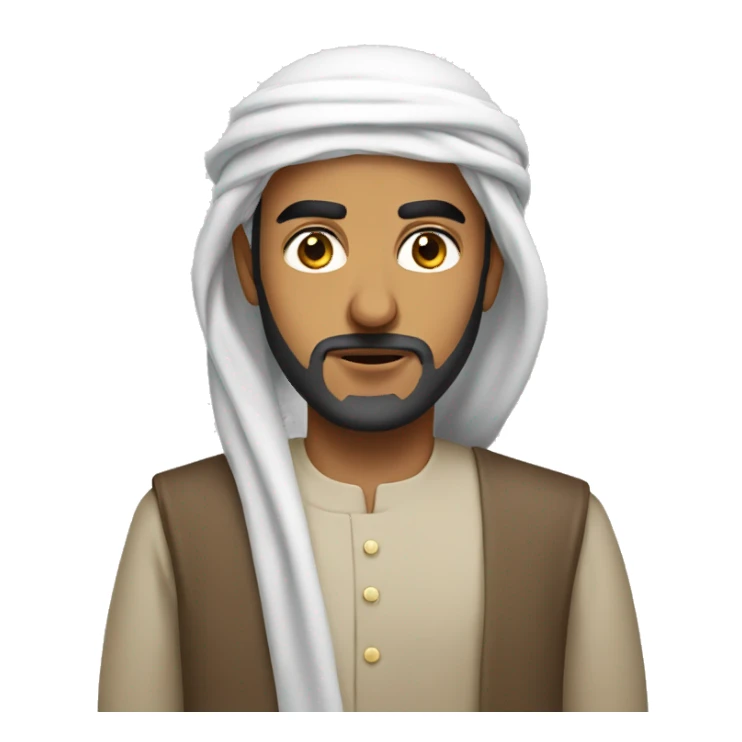 Serious Arab Muslim sticker