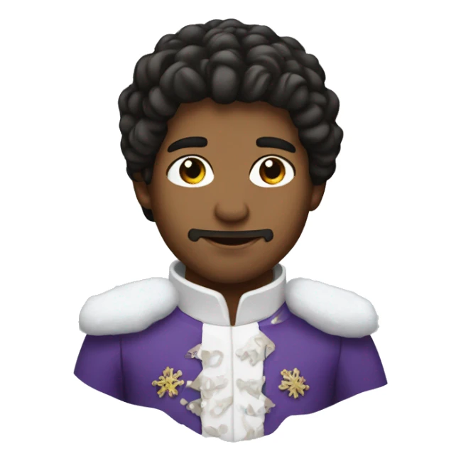 Prince From snow in white  sticker