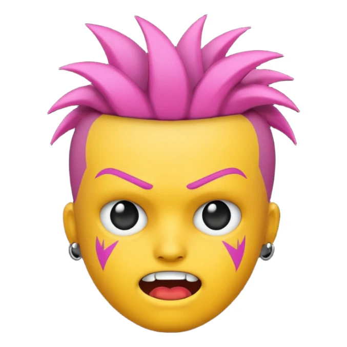 Punk culture sticker