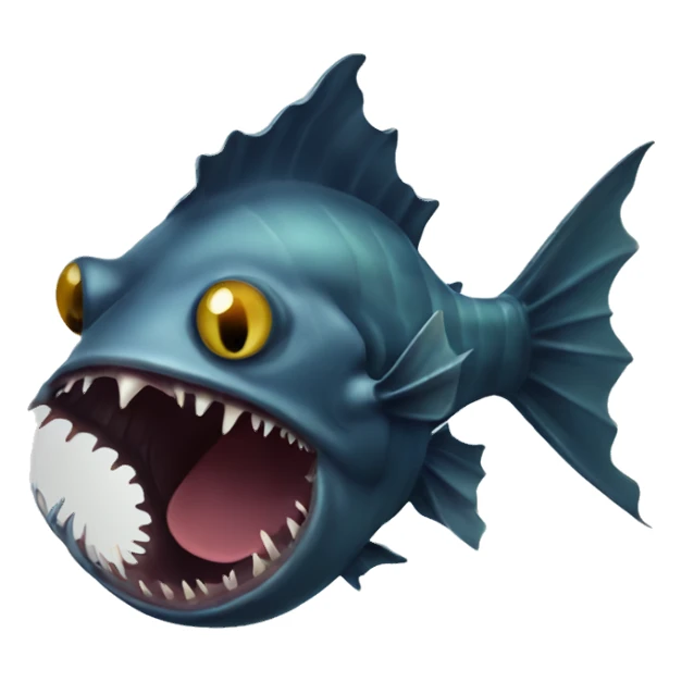 Angler fish sticker