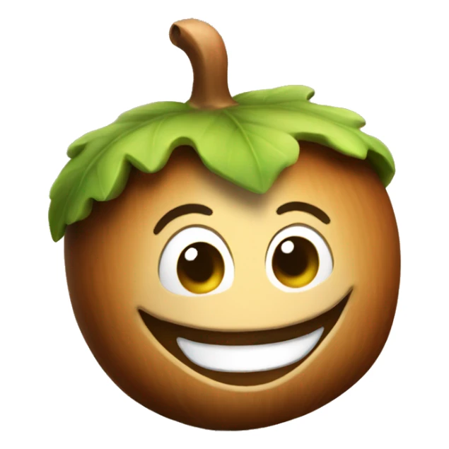 Happy acorn  sticker